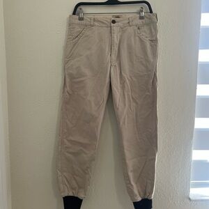 Billionaire Boys Club Beige Chinos with Black Cuffs
